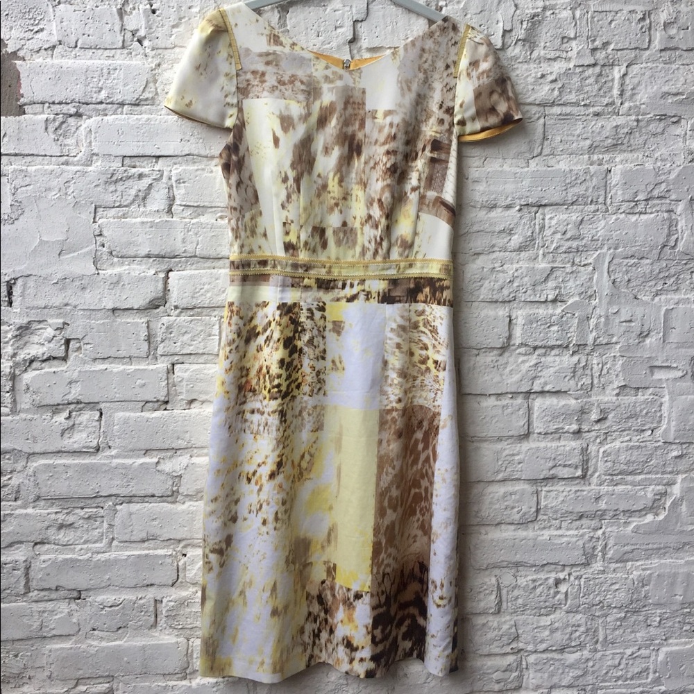 ELIE TAHARI Sz 2 XS Silk Sheath Dress